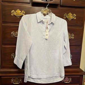 Vineyard Vines Linen Top New With Tag